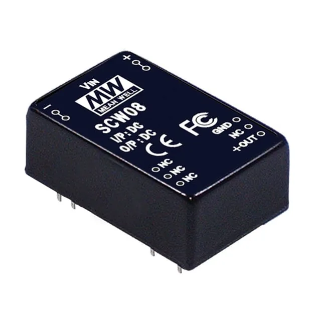 Mean Well SCW08A-12 — DC DC CONVERTER 12V 8W