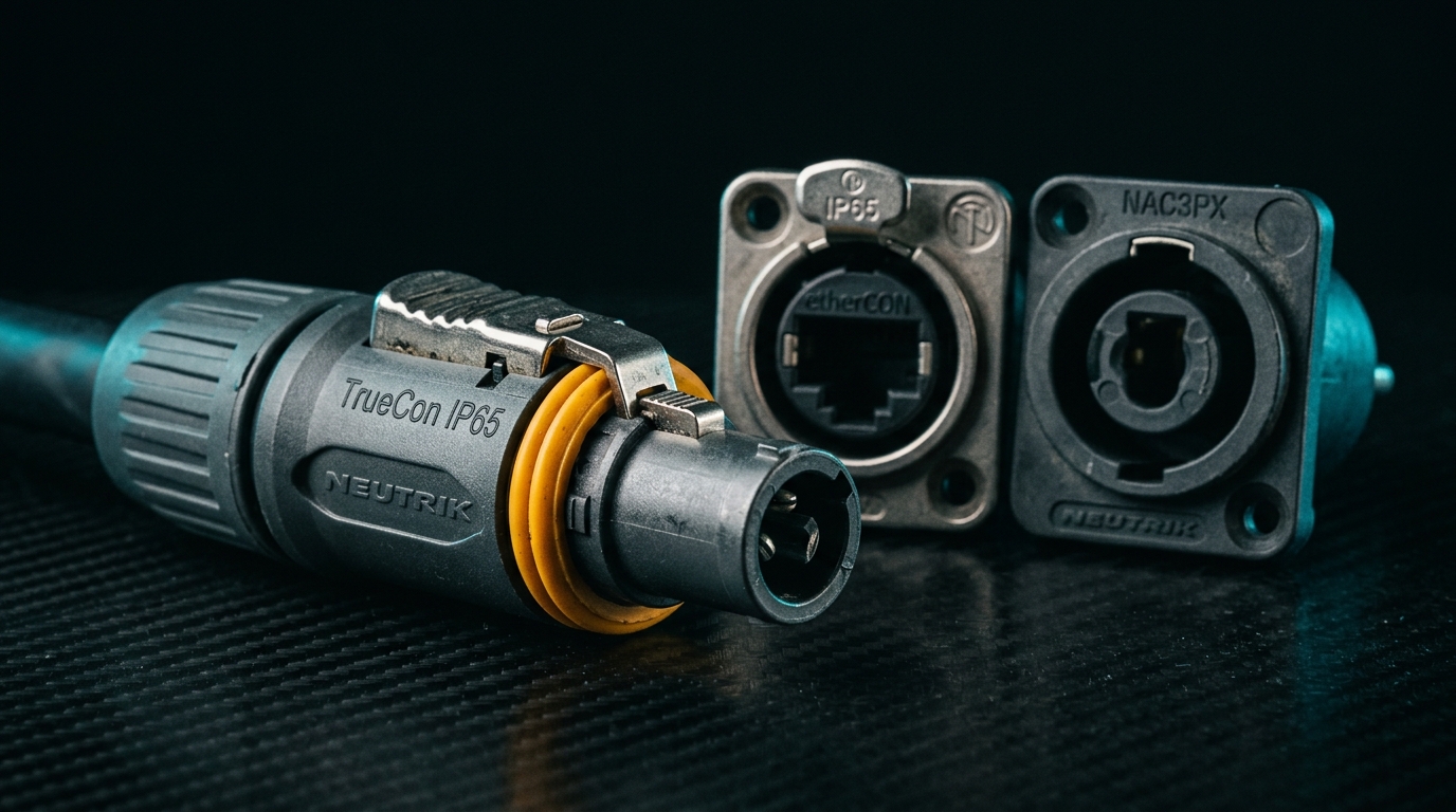 Connettori TrueCon SeeTronic o Neutrik IP65